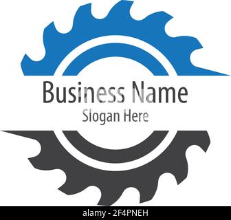 Saw logo images Stock Vector