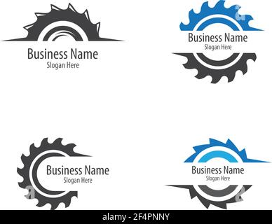 Saw logo images Stock Vector