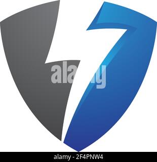 Power secure logo images Stock Vector