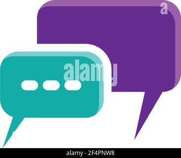 Speech bubble logo images Stock Vector