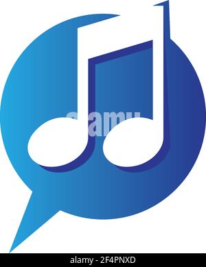 Music logo images Stock Vector