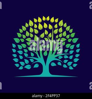 Tree logo images Stock Vector