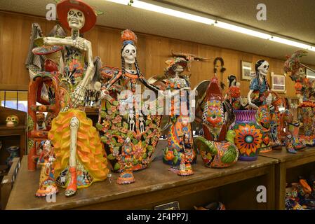 Souvenirs are offered at The Thing on Interstate 10 between Benson and Willcox, Arizona, USA. Stock Photo