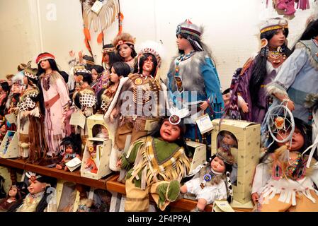 Souvenirs are offered at The Thing on Interstate 10 between Benson and Willcox, Arizona, USA. Stock Photo