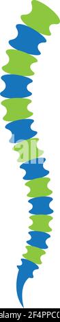 Spine logo images Stock Vector
