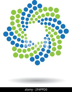 Molecule logo images Stock Vector