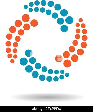 Molecule logo images Stock Vector