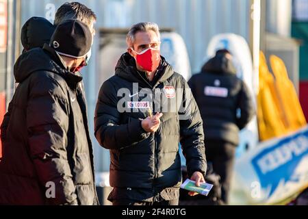 Warsaw, Poland. 22nd Mar, 2021. Paulo Sousa coach of Poland seen during the first official training session of the Polish national football team in 2021. (Photo by Mikolaj Barbanell/SOPA Images/Sipa USA) Credit: Sipa USA/Alamy Live News Stock Photo