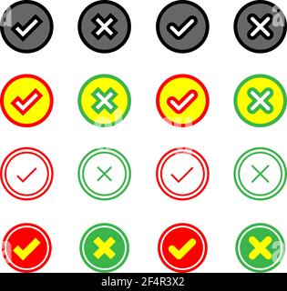 Check Mark Icon Vector Illustration Stock Vector