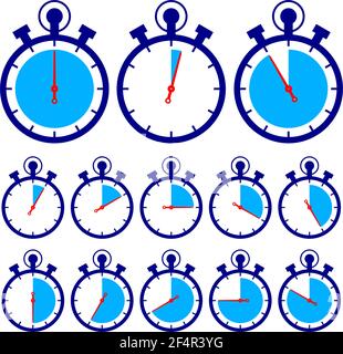 vector chrome stopwatch - vector illustration Stock Vector Image & Art ...