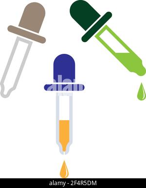 Eye Dropper Icon Vector Illustration Stock Vector