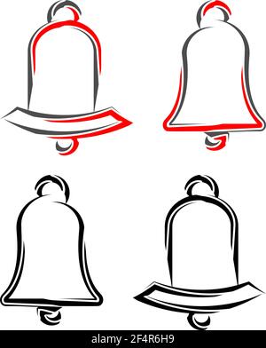 Bell Icon Vector Illustration Stock Vector