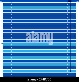 Window Sun Blind Brown Vector Illustration Stock Vector