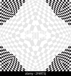 Checkered Background Design Vector Illustration Stock Vector