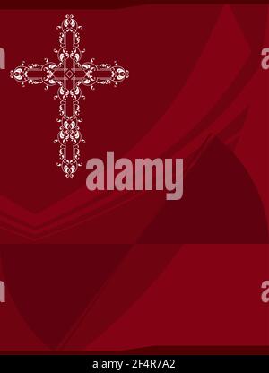 Christian Cross Design Vector Art Stock Vector
