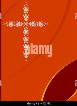 Christian Cross Design Vector Art Stock Vector