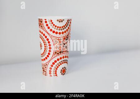Reusable eco friendly nice cup big mug Stock Photo