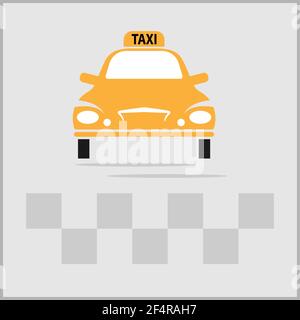 Taxi Icon Symbol Vector Illustration Stock Vector