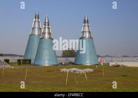 geography / travel, Germany, North Rhine-Westphalia, Bonn, prominent light shaft on the fake and exhib, Additional-Rights-Clearance-Info-Not-Available Stock Photo
