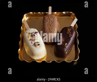 Berlin, Germany. 06th Mar, 2021. Handmade bars at the pancake manufactory Sugarclan in Berlin Friedrichshain. Credit: XAMAX/dpa/Alamy Live News Stock Photo