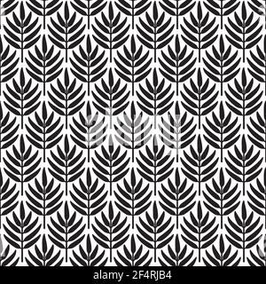 Vector seamless pattern, made in Art-Deco style. Stock Vector