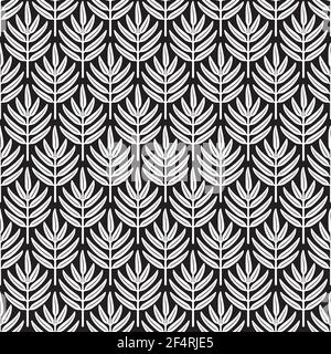Vector seamless pattern, made in Art-Deco style. Stock Vector