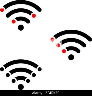 Wifi Icon Design Vector Art Illustration Stock Vector