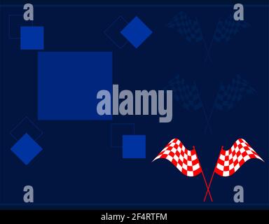 Race Flag Various Designs, Vinyl Ready Vector Illustration Stock Vector