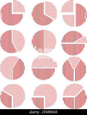 Pie Chart Icon Vector Illustration Stock Vector