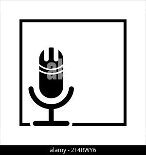 Microphone Icon Design Symbol Vector Art Illustration Stock Vector ...