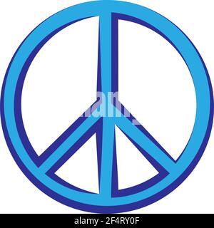 Peace Icon Set Vector Illustration Stock Vector