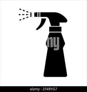 Spray Bottle Icon Vector Art Illustration Stock Vector Image & Art - Alamy
