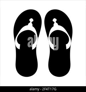 Flip Flop Icon Stock Vector Image & Art - Alamy