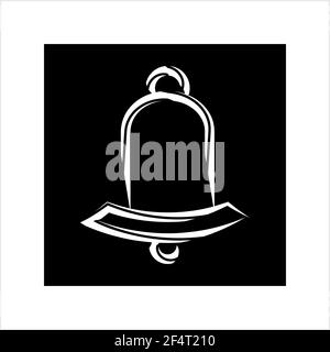 Bell Icon Design Vector Art Illustration Stock Vector