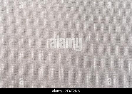 Flax fabric texture. Large seamless fabric texture background. Linen canvas background textile texture. Warm grey or beige artificial rough cloth texture Stock Photo