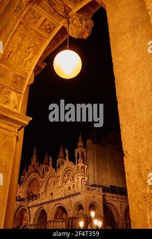 geography / travel, Italy, Venice, view towards the Doge's Palace, Additional-Rights-Clearance-Info-Not-Available Stock Photo