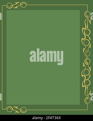 Frame Border Design Vector Art Illustration Stock Vector