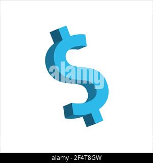 Dollar Icon Design Vector Art Illustration Stock Vector