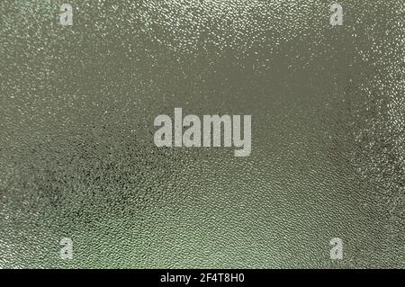 The frosted glass on the window, the distance for the outdoor fuzzy landscape Stock Photo