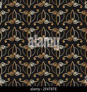 Beautiful seamless pattern. Festive design. Vintage background. Vector illustration EPS10. Stock Vector