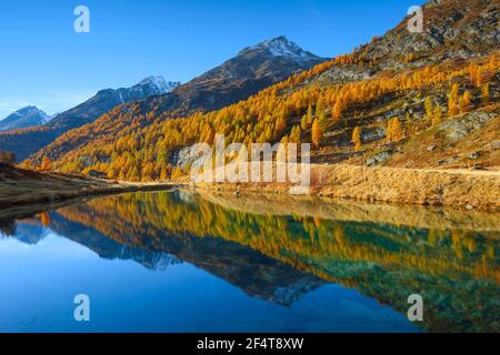 geography / travel, Switzerland, ground swell in the Loetschental (Loetschen Valley), Valais, Additional-Rights-Clearance-Info-Not-Available Stock Photo