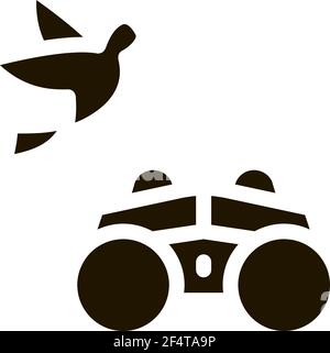 Binocular For Watching Bird Icon Vector Stock Vector