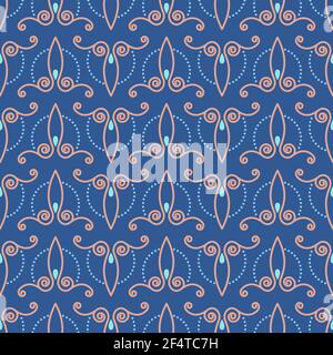 Beautiful seamless pattern. Festive design. Vintage background. Vector illustration EPS10. Stock Vector