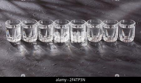 Drink pure water in daily life. You should drink 8 glasses of water a day. Stock Photo