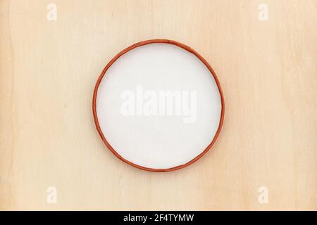 Simple white keeper for different things Stock Photo