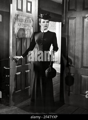 BETTY GRABLE in THE SHOCKING MISS PILGRIM (1947), directed by GEORGE