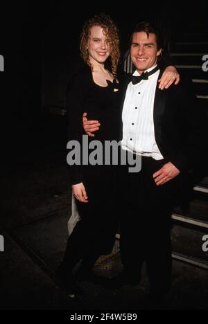 Tom Cruise and Nicole Kidman at the 63rd Annual Academy Awards March 25, 1991 Credit: Ralph Dominguez/MediaPunch Stock Photo