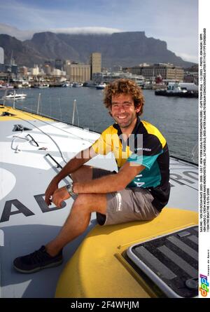 SAILING - VOLVO OCEAN RACE 2005-2006 - LEG 7 : NEW YORK (USA) TO PORTSMOUTH (GBR) - CAPE TOWN (RSA) - 12/2005 - PHOTO : JON NASH / DPPI ABN AMRO 2 / CREW MEMBER HANS HORREVOETS (NED) , 32 YEARS OLD, DIED AFTER FAILING TO REGAIN CONSCIOUSNESS AFTER BEING SWEPT OVERBOARD FROM THE BOAT THE 18/05/2006 Stock Photo