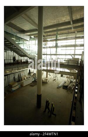 The New Wembley stadium under construction VIP Entrance hallpic David Sandison 14/10/2005 Stock Photo