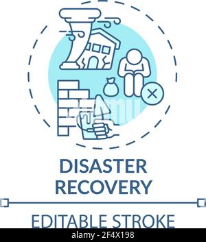 Disaster recovery concept icon Stock Vector Image & Art - Alamy